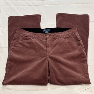 Democracy Pants Corduroy Rose Colored Bootcut Size 20W Cotton Spandex
